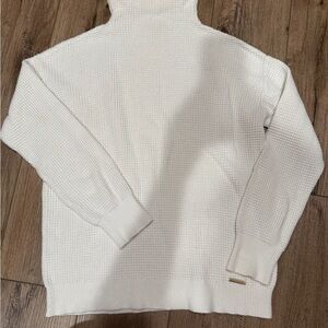 Michael Kors Cozy White Turtleneck Sweater